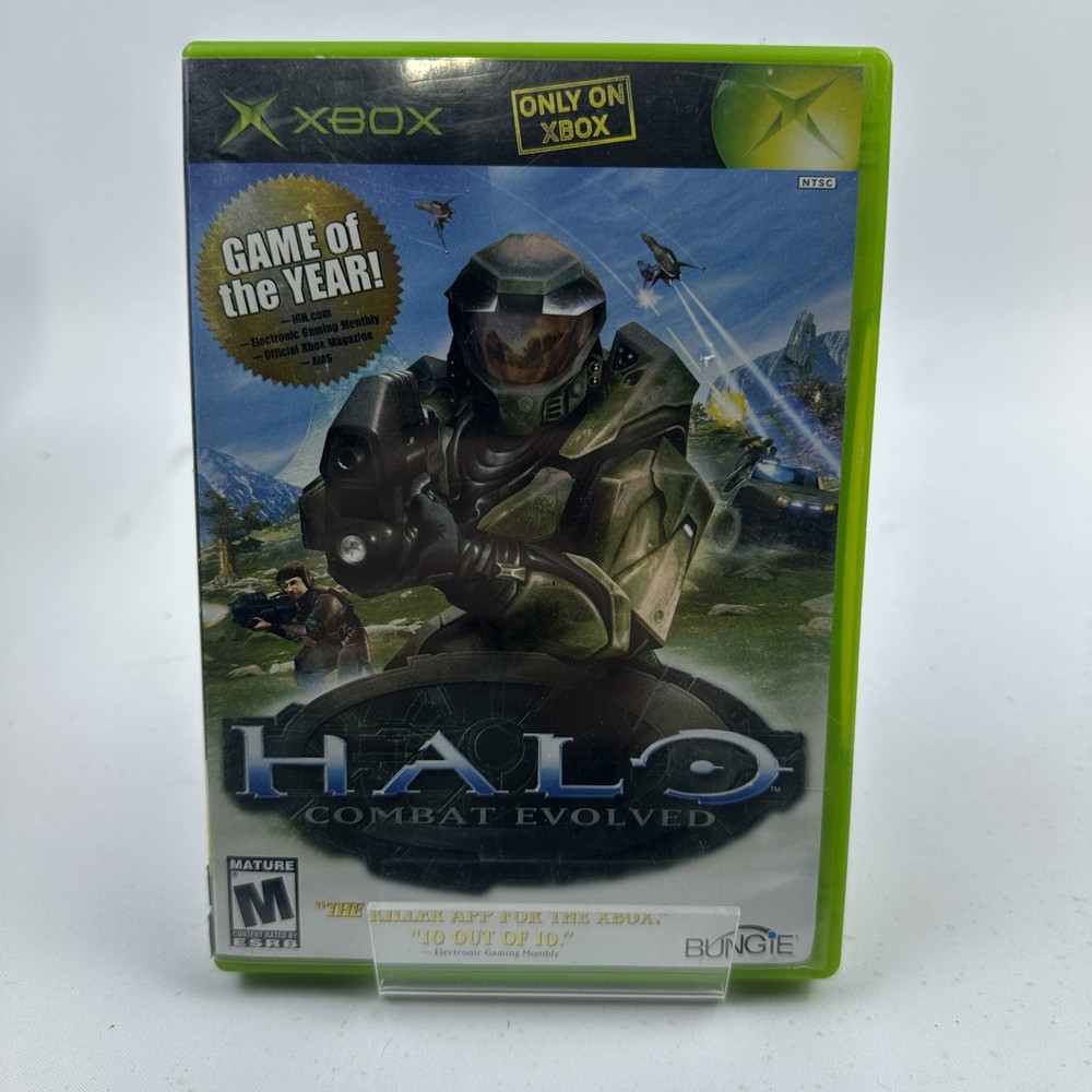 Halo: Combat Evolved (Microsoft Xbox, 2001) Complete w/ Manual CIB