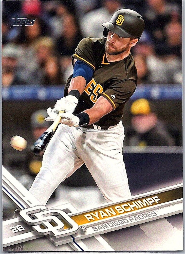 2017 Topps #372 Ryan Schimpf San Diego Padres Rookie