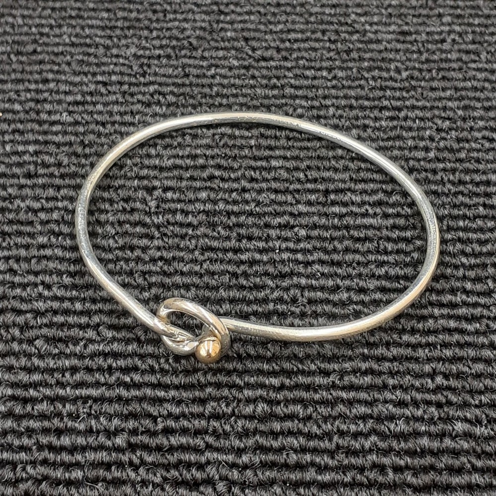 Tiffany Co Y0713 Sterling Silver Heart Tag Bracelet