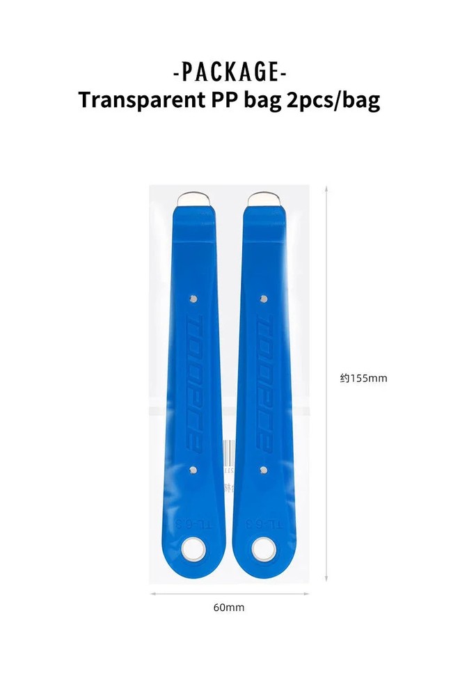 Heavy-Duty Steel Core Bicycle Tire Pry Bar Installation Tool