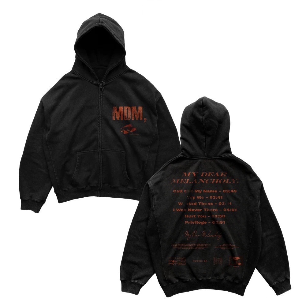 SALE! MY DEAR MELANCHOLY  2025 Zip-up Hoodie Allsize