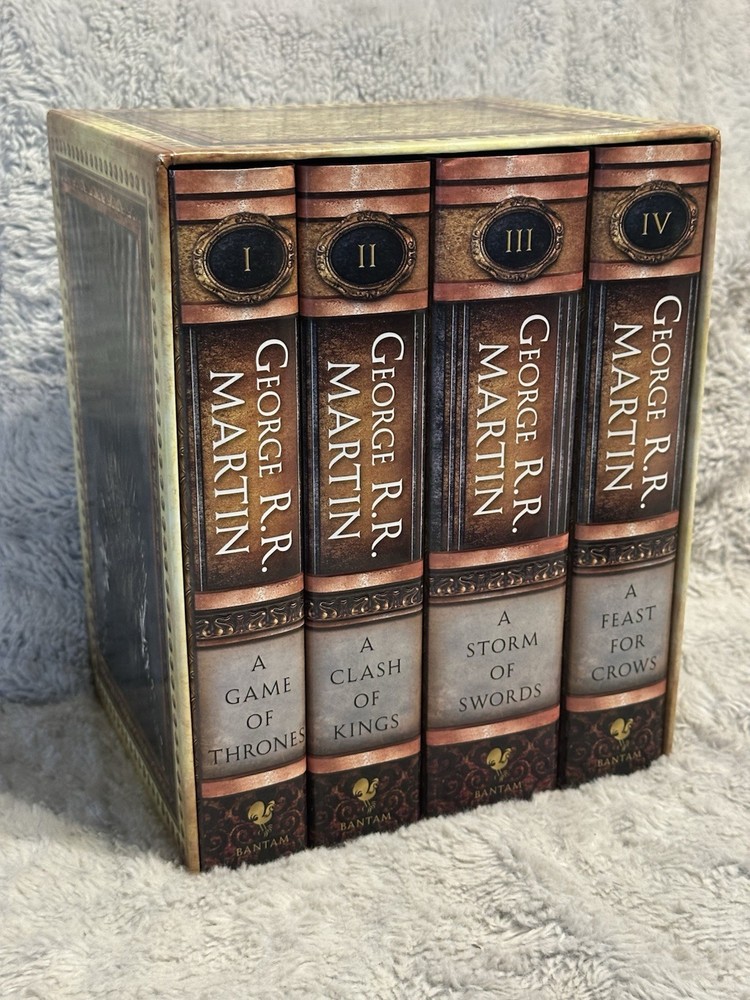 Game of Thrones Vol 1–4 | 1st Print |  Box Set | George R. R. Martin | HC\DJ |