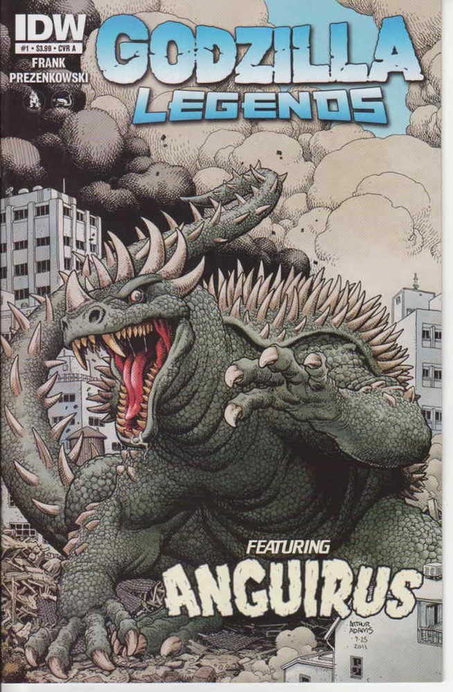 Godzilla Legends #1A VF/NM IDW Anguirus Comic - Combined Shipping Available