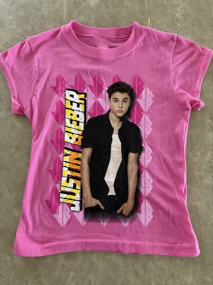 Vintage 2010 Young Justin Bieber Kids Girls Youth Collection Unisex All Size B07