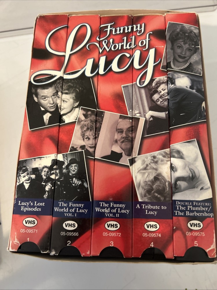 Funny World of Lucy 5-Pack (VHS, 2002, 5-Tape Set)