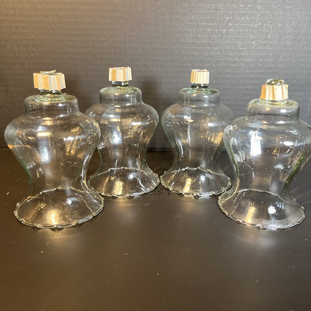 4 Home Interior Homco Country Shade Peg Votive Cups Candle Holders W/ Grommets