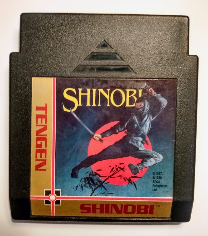 Shinobi (NES) - Tengen - TESTED! (Nintendo Entertainment System, 1989)