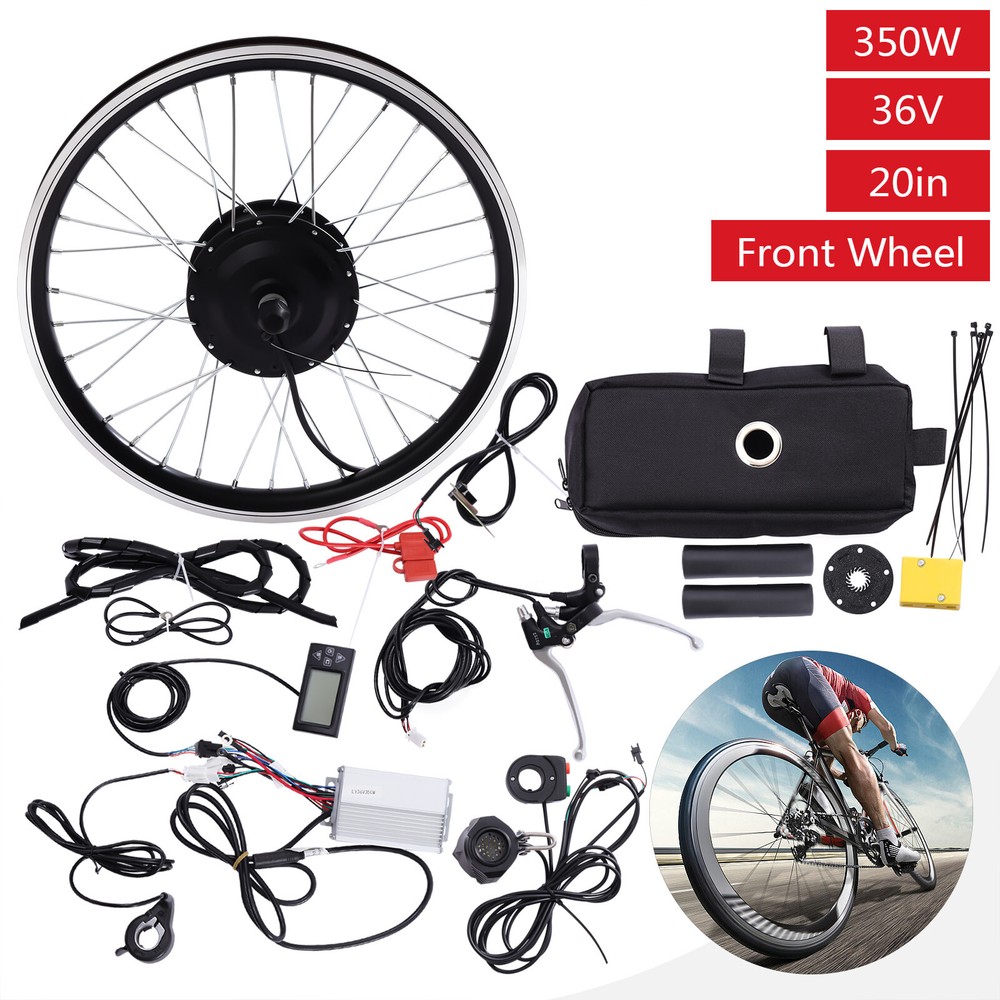 36V 20 Front Wheel Electric Bicycle Hub Motor Conversion Kit 350W E Bike