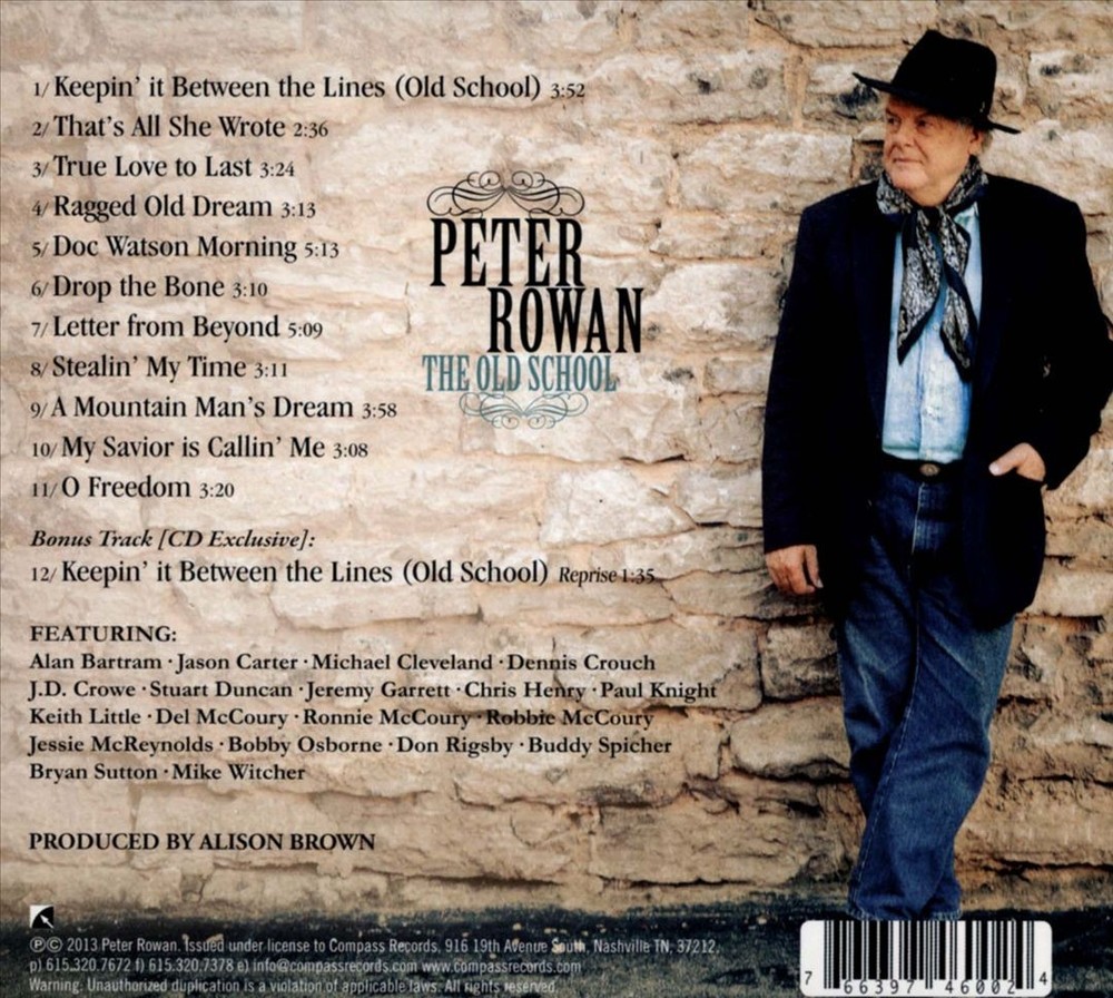 Peter Rowan Old School New Cd