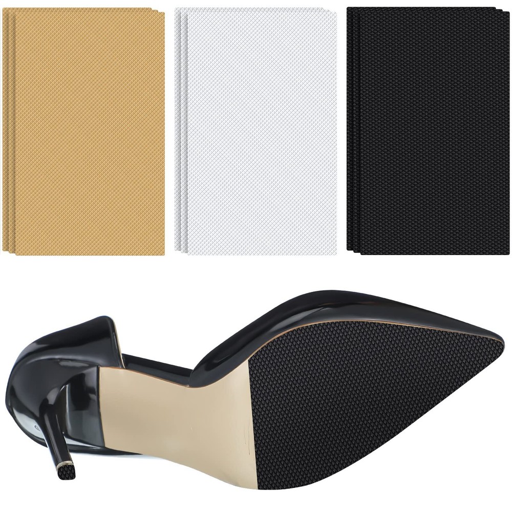 Timtin 9-Pack Self-Adhesive Nonslip Shoe Sole Protectors Anti-Slip Pads  