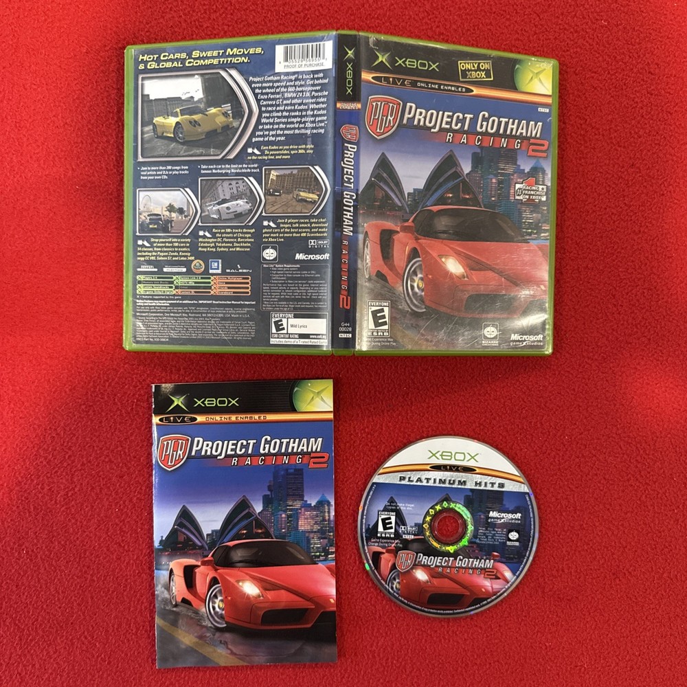 Project Gotham Racing 2 | Microsoft Xbox | Complete With Manual CIB | Tested