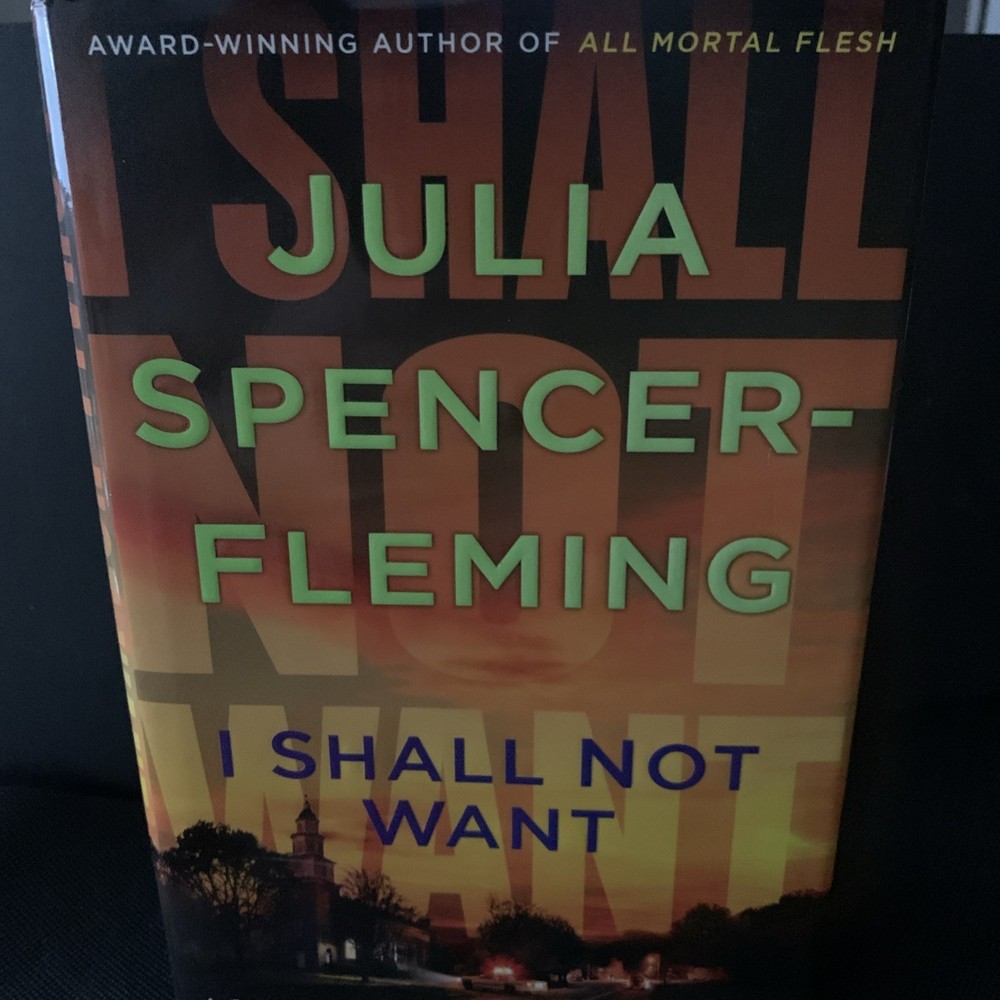 Book I Shall Not Want A Clare Ferguson Russ Van Alstyne Mystery 1st Edition 2008