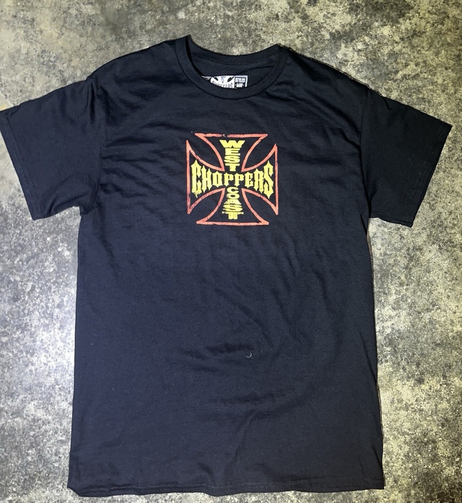 West Coast Choppers Men's T-Shirt Short Sleeve Size Medium ￼