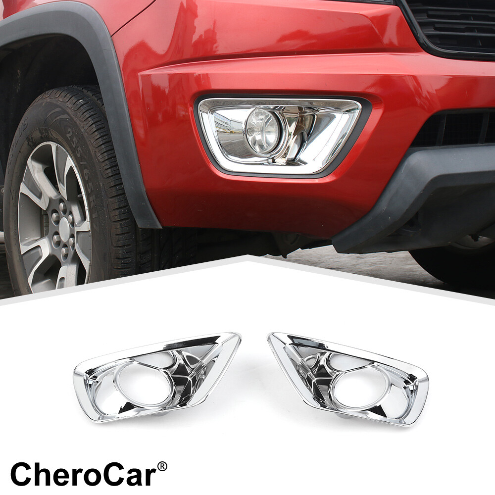 2Pcs Front Fog Light Panel Guards for 2014+ Chevy Colorado