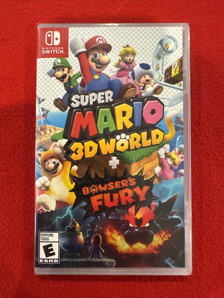 Super Mario 3d WORLD + Bowser's Fury | Nintendo Switch 2022 US 1st Pt NEW SEALED