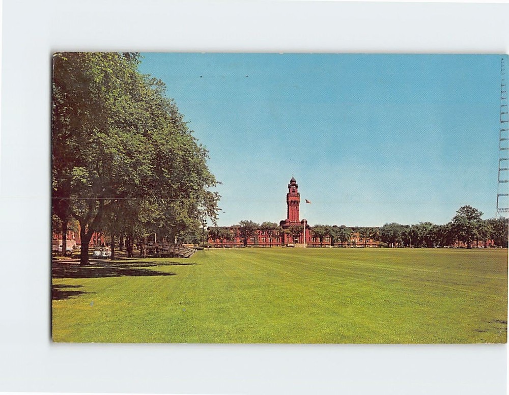 Postcard Building I Office of the Commandant Ninth Naval District Illinois USA