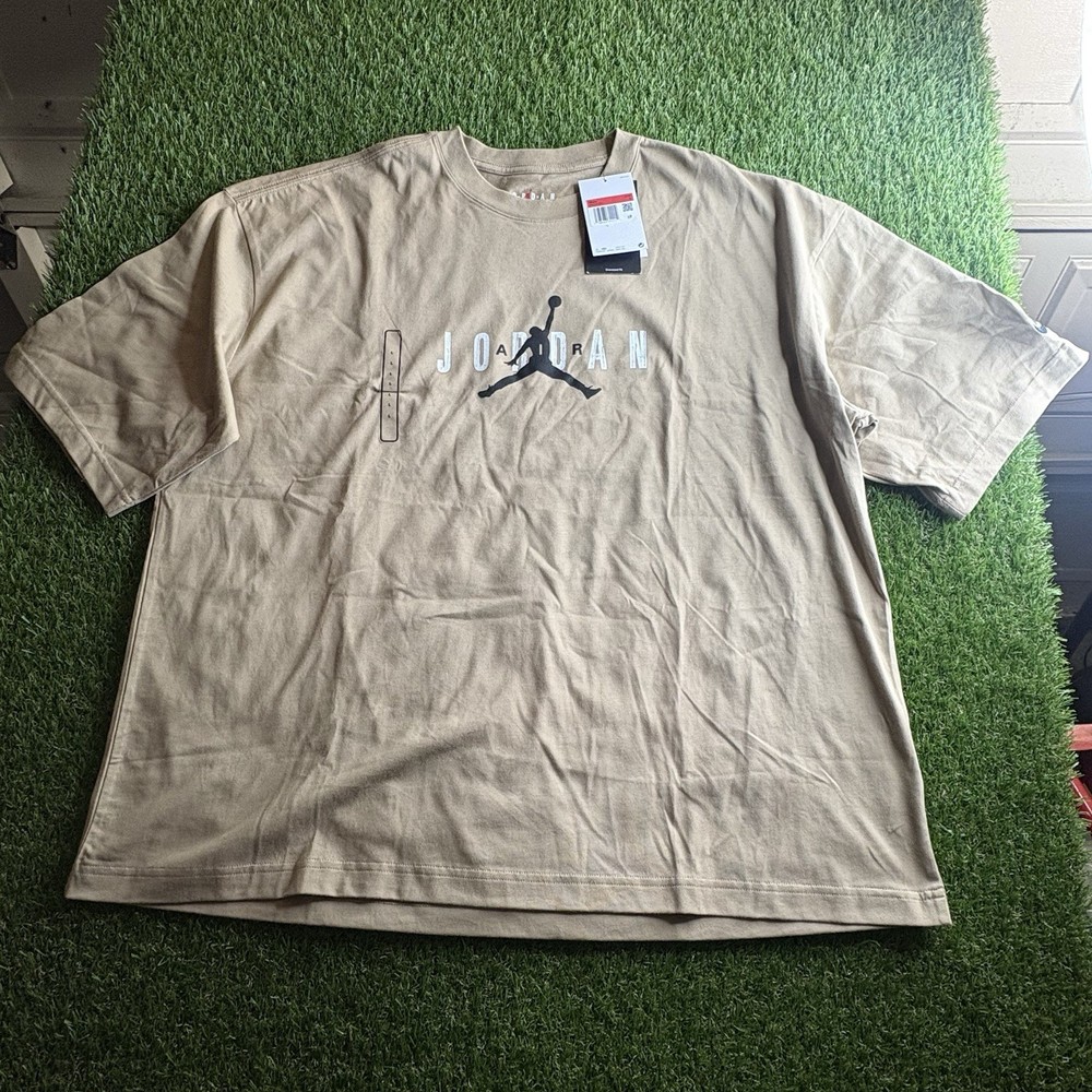 Air Jordan Tan Jumpan Shirt Size Large New with Tags