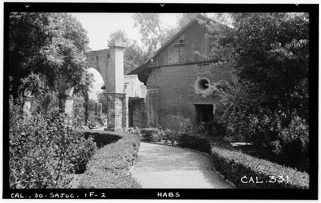 San Juan Capistrano CA 1936 Mission San Juan Capistrano Guest House HABS