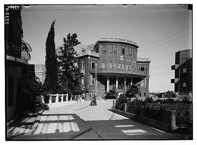 Municipality of Tel Aviv,Israel,Middle East,American Colony Photo,1934-1939