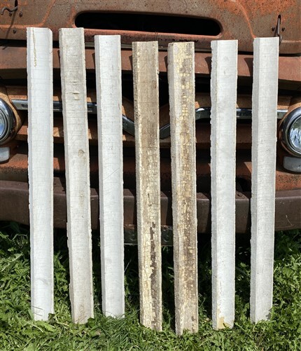 7 Wood Trim Pieces, Architectural Salvage, Reclaimed Vintage Crown Molding A45