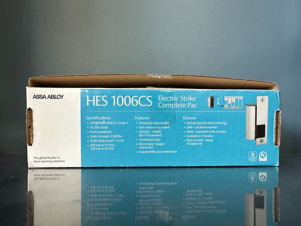 Assa Abloy HES 1006CS 12/24D-630 Electric Strike