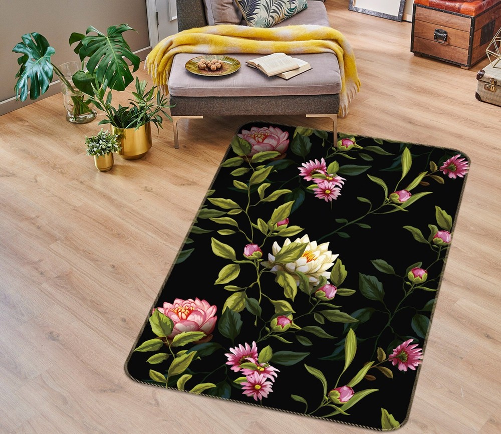 3D Petals ZHUC2686 Game Non Slip Carpet Mat Photo Carpet Amy