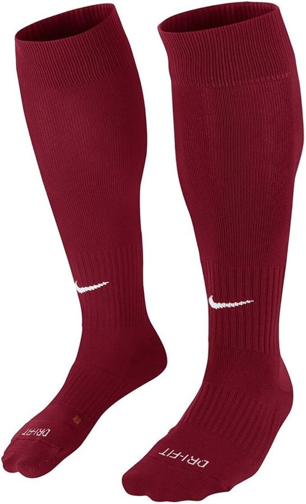 NIKE Classic II Cushion OTC Soccer Football Socks - Maroon/White, XL