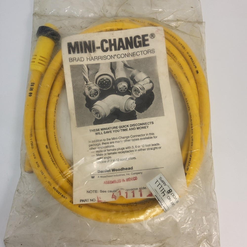Brad Harrison Woodhead Mini-Change 41109 Cordset - New