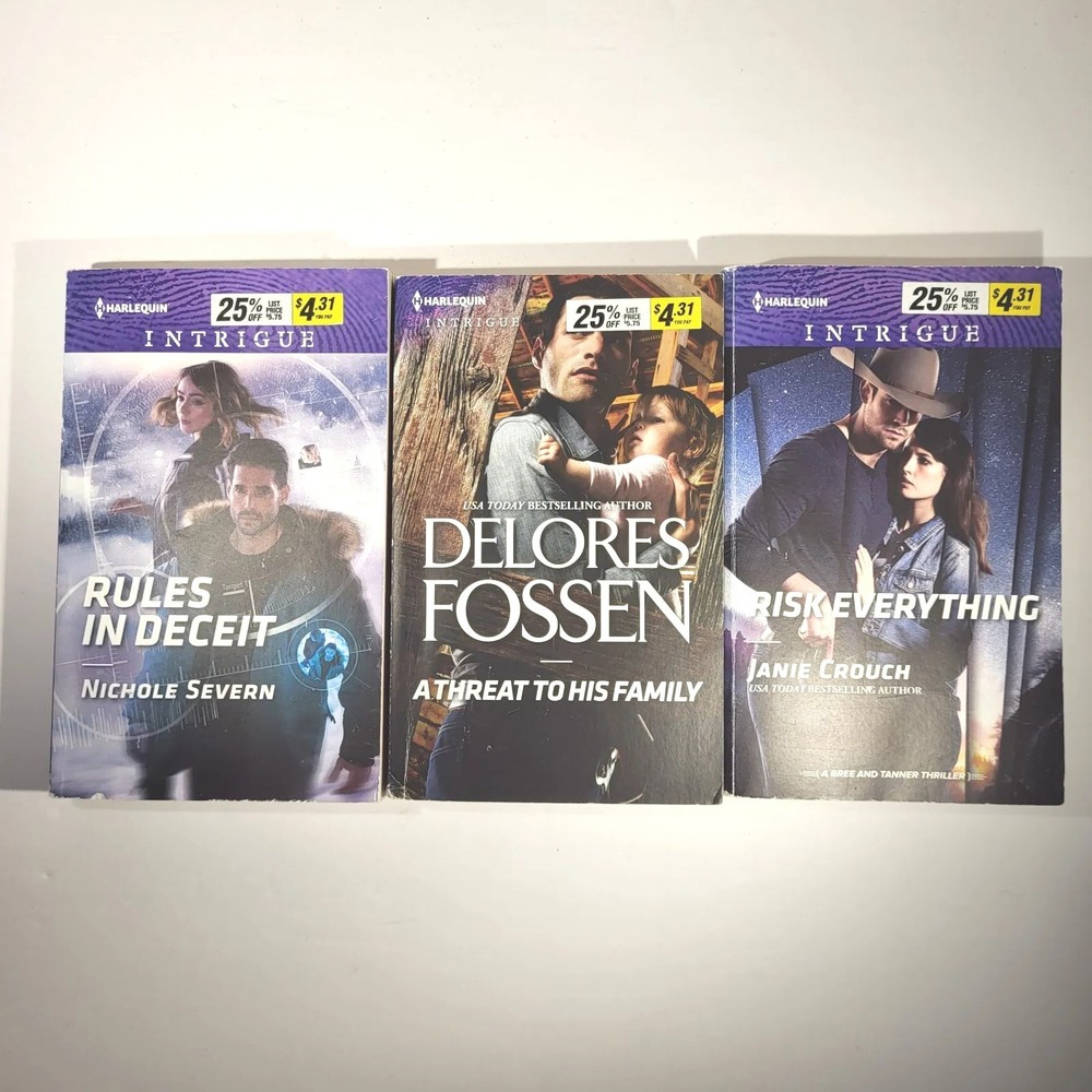 Harlequin Intrigue Lot of 3 Paperbacks 2019. [301]