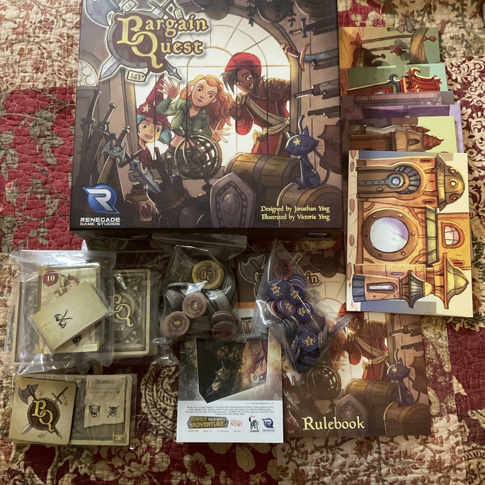 Bargain Quest Board Game Renegade Game Studio 2019 Adventures in Capitalism