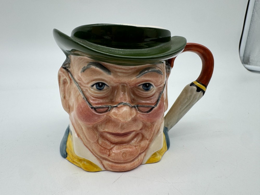 Vintage Mr Pickwick Toby Mug Jug Sylvac Staffordshire England Hand Painted EUC