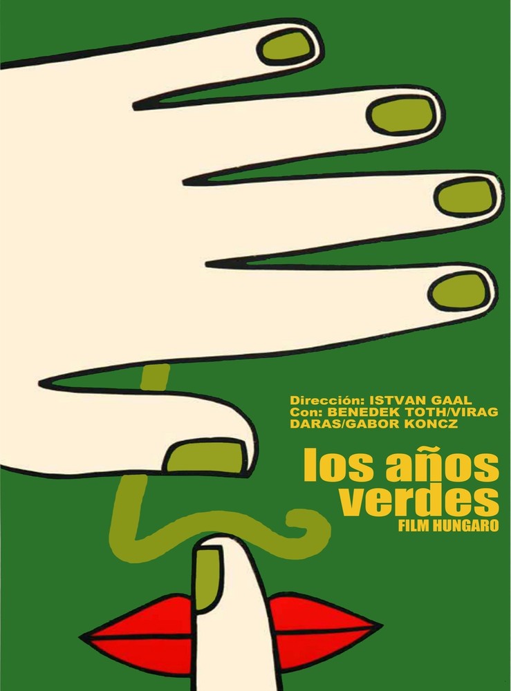 Decor POSTER.Home room bedroom art.Interior Design.Green Years.Hands.Lips.7050