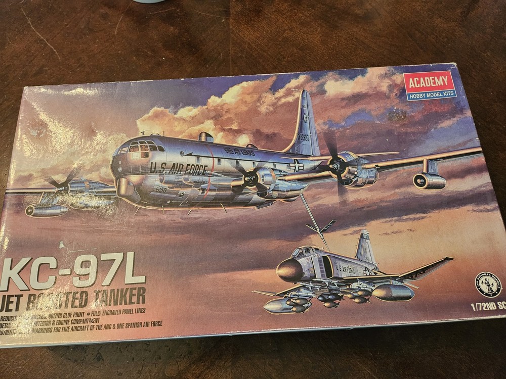 ACADEMY 1/72 KC-97L JET BOOSTED TANKER   #1606 Complete! Ex!