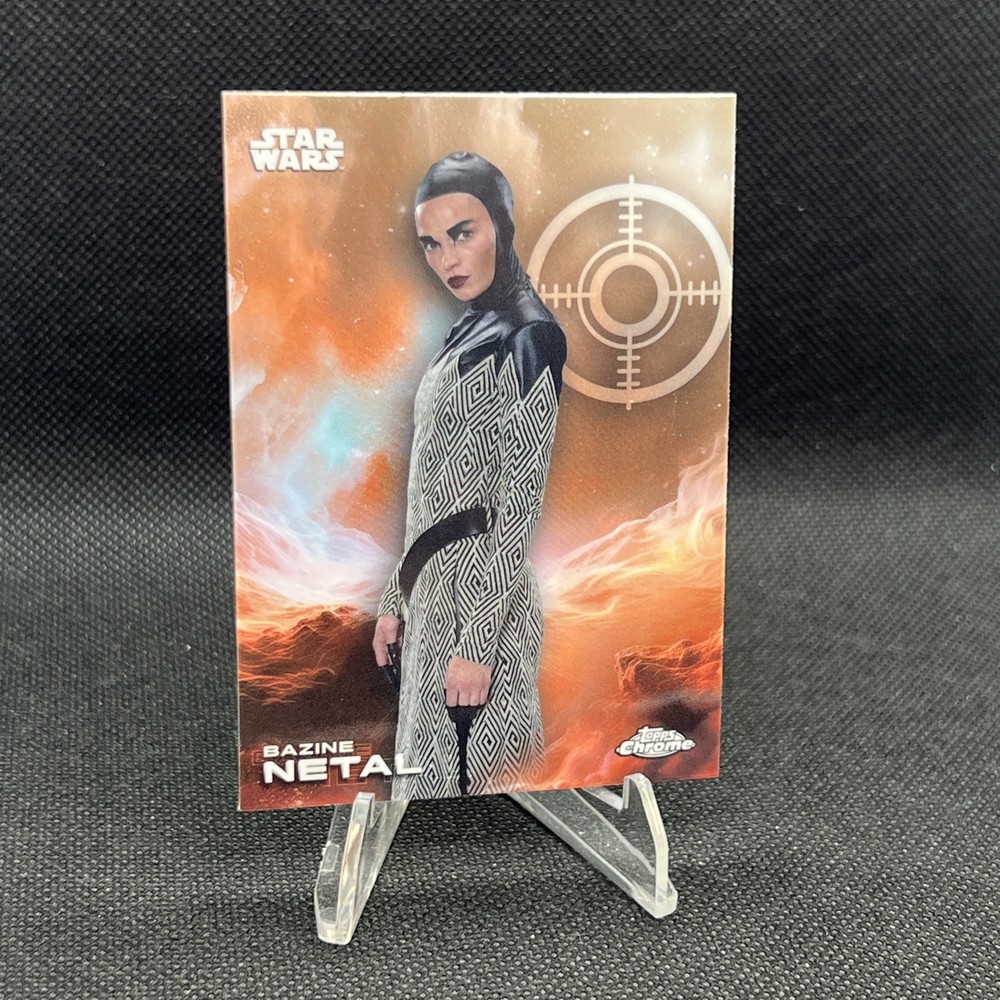 2025 Topps Chrome Star Wars Bazine Netal Base #104 The Force Awakens