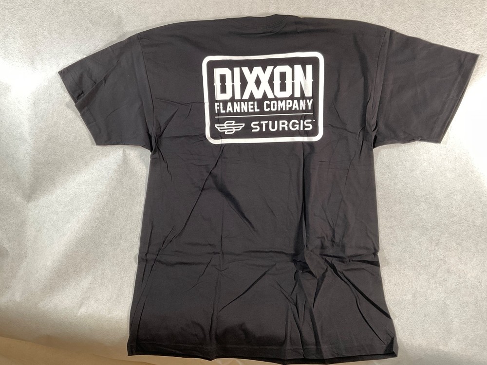 Dixxon Sturgis Badge Men’s Black s/s Tee 2X  16-G