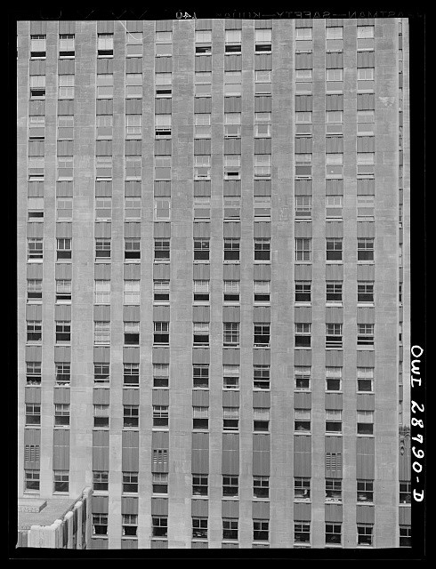 Photo:New York NY Rockefeller Center Side View 1943 Office Building