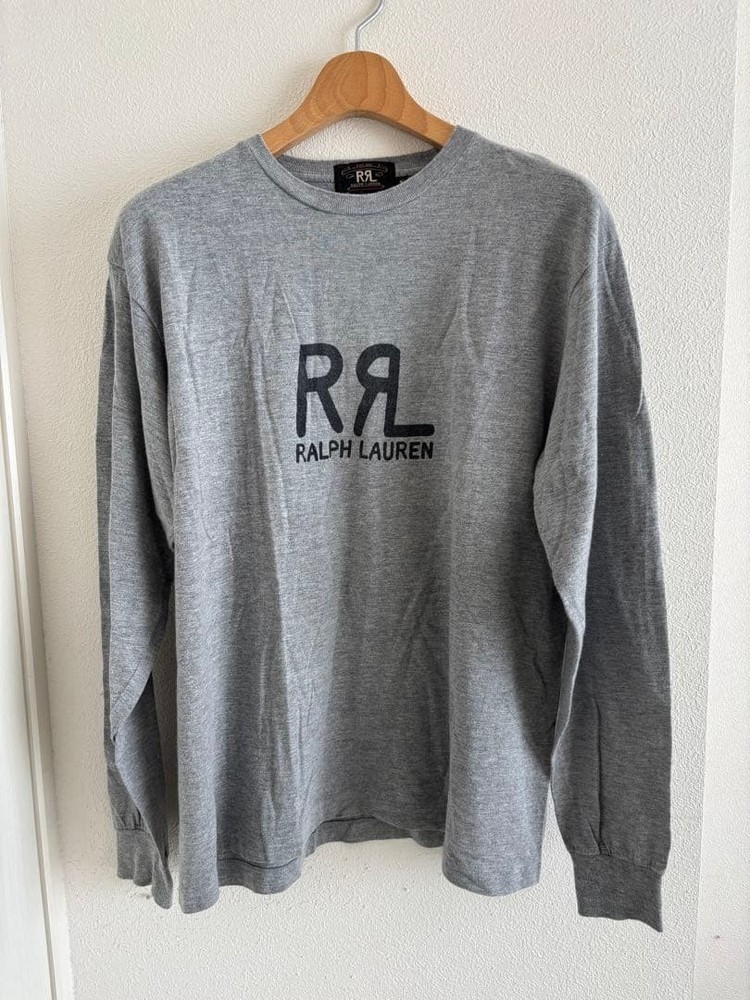 90s RRL 3-star tag long-sleeve T-shirt made in the USA size M F/S