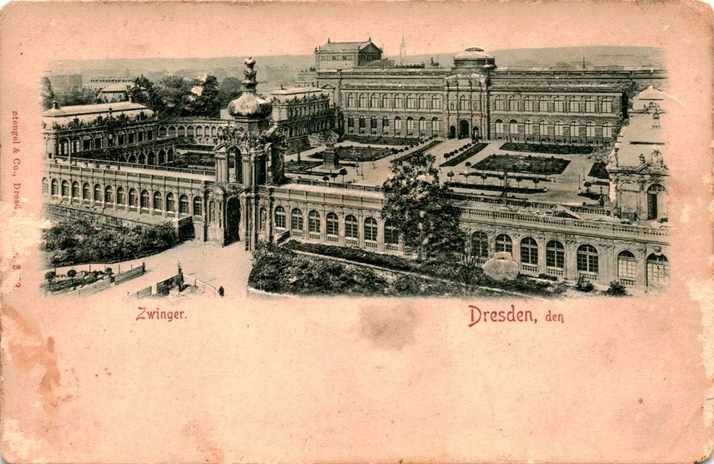 Stengel & Co., Dresden, Zwinger, Berlin, Switzerland, Austria, Postcard