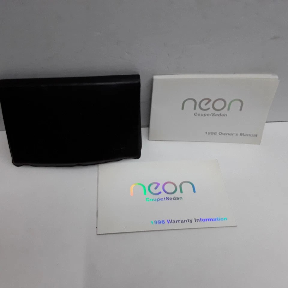 1996 Dodge Neon Owners Manual