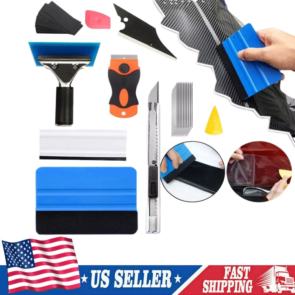 Window Tint Tools Kit 29PCS Car Film Tinting Scraper Squeegee Vinyl Wrap Install