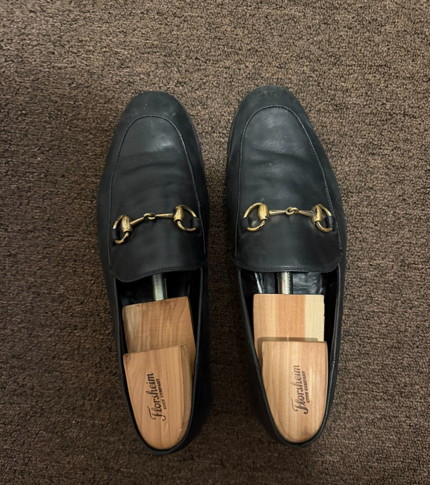 Gucci Brixton Black Leather - Men's UK 8/ US 9 - Shoe Bags