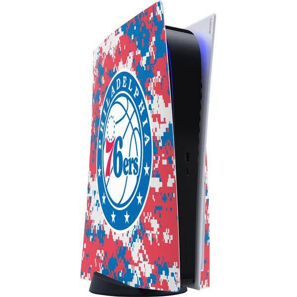 NBA Philadelphia 76ers PS5 Console Skin - Philadelphia 76ers Red Digi Camo
