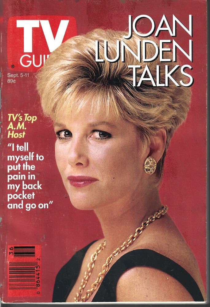Tv Guide Magazine September 5-11 1992 (Fn+) Joan Lunden $3.95 Flat Rate Shipping