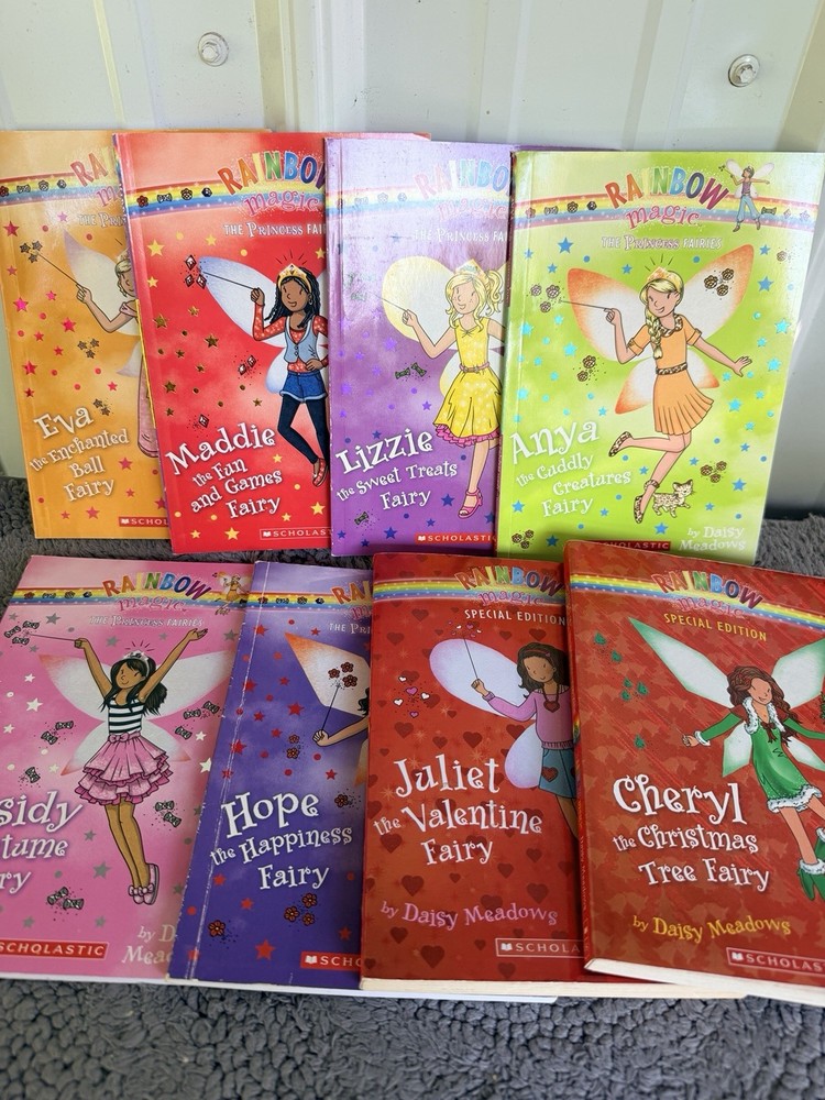 Rainbow Magic Fairies Chapter Books Lot of 8 The Princess Fairies + 2 Special Ed