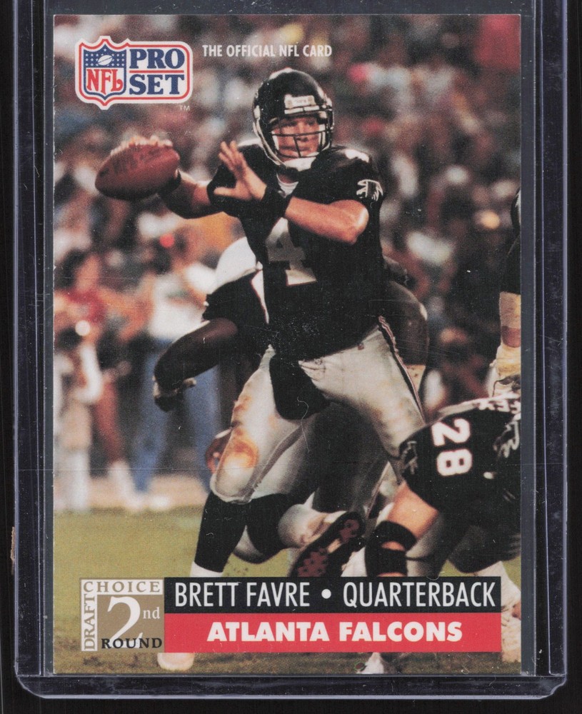 1991 Pro Set #762 Brett Favre RC Atlanta Falcons