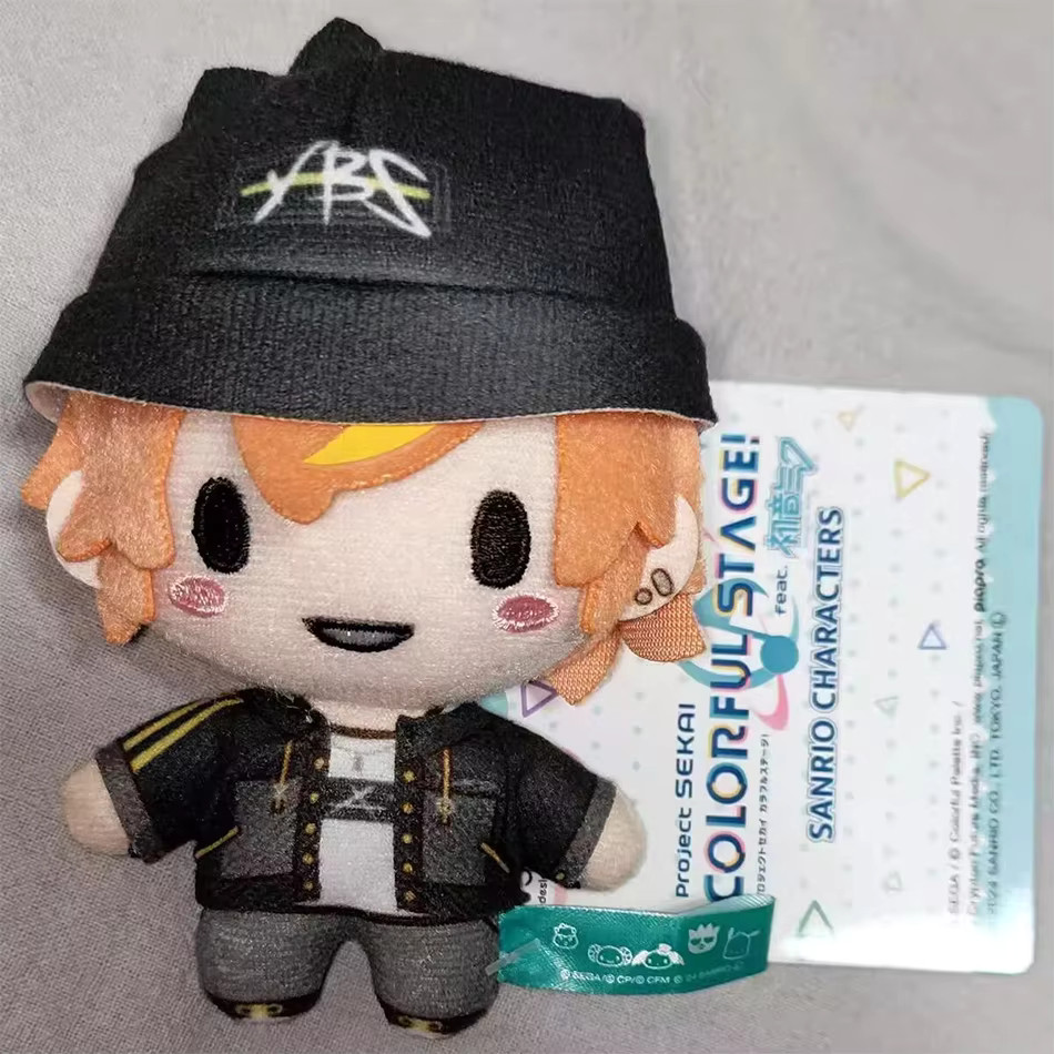 Project Sekai Shinonome Akito Fuwa Puchi mascot plush 3.9inch keychain