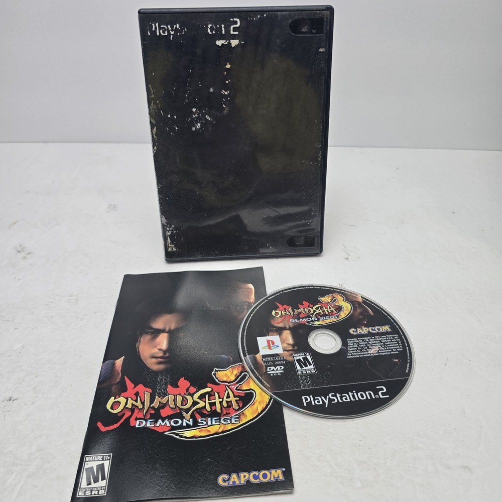 *See Pics* Onimusha 3: Demon Siege (Sony PlayStation 2, 2004) Tested
