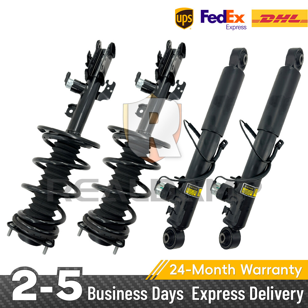 4pcs Lexus RX350 RX450h 3.5L 16-19 Front Rear Shock Struts w/Adaptive Suspension