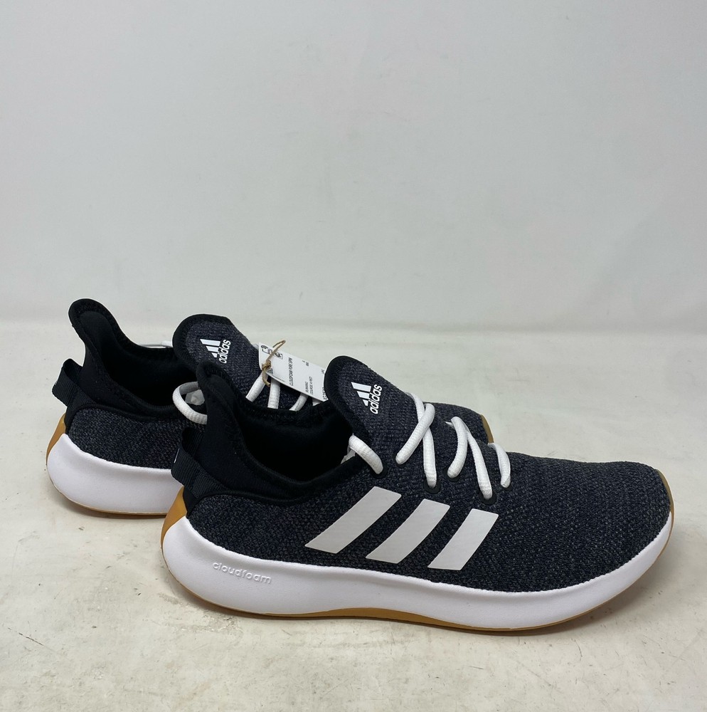 adidas Women’s Cloudfoam Pure SPW IG2530 Sneakers Black/White/Gum - Size 7.5