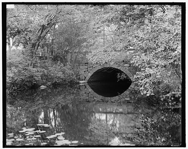 Photo:Waban bridge, Wellesley College, Mass.